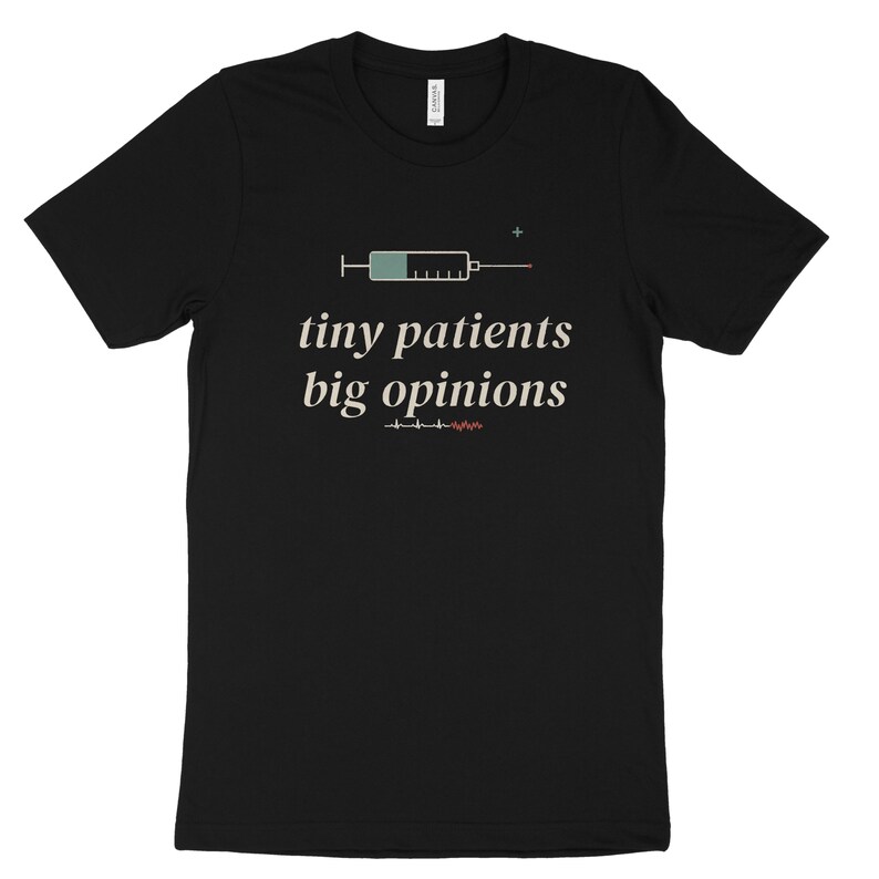Tiny Patients Big Opinions NICU Nurse Shirt, Sarcastic Neonatal Tee, Night Shift NICU Top image 10