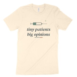 Tiny Patients Big Opinions NICU Nurse Shirt, Sarcastic Neonatal Tee, Night Shift NICU Top image 4