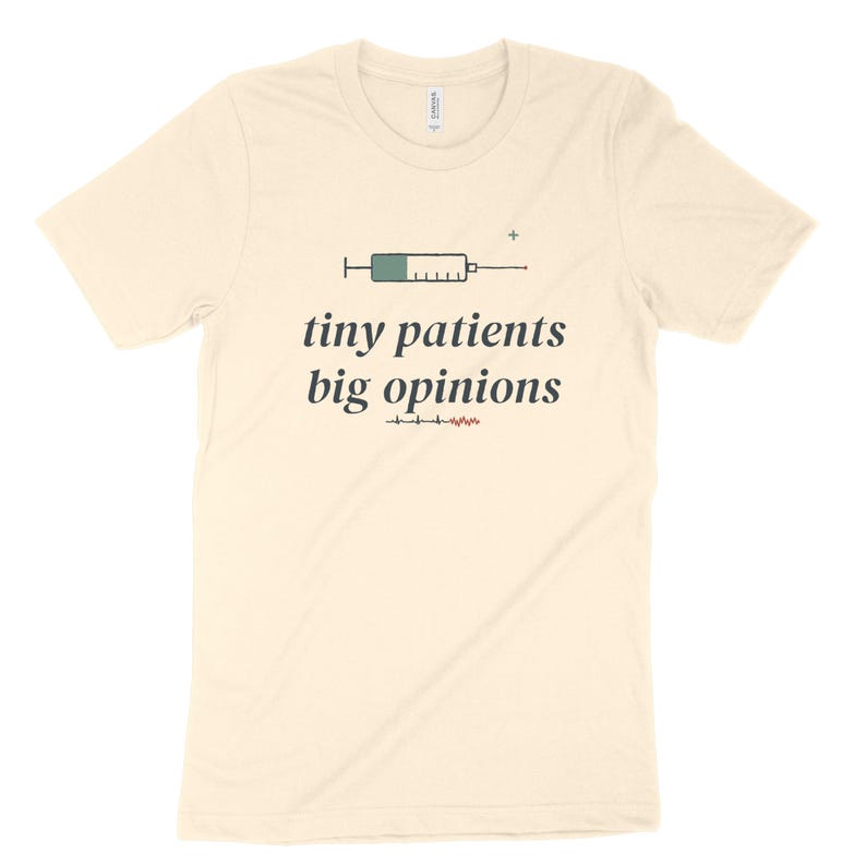 Tiny Patients Big Opinions NICU Nurse Shirt, Sarcastic Neonatal Tee, Night Shift NICU Top image 4