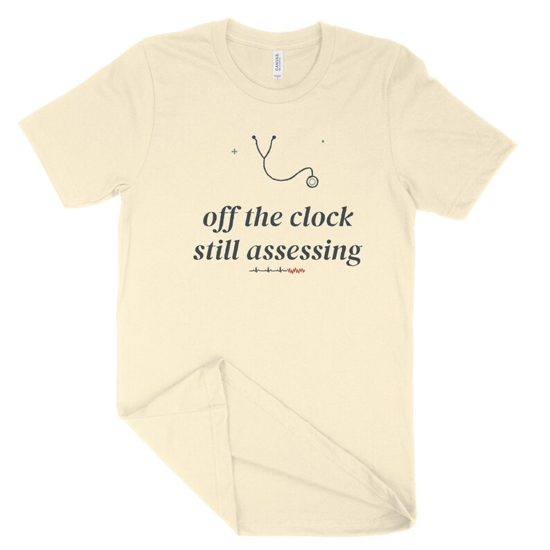Aus der Uhr Still Assessing sarkastisches Krankenschwester Shirt, Nachtschicht Krankenschwester T-Shirt, Krankenschwester Top Bild 5