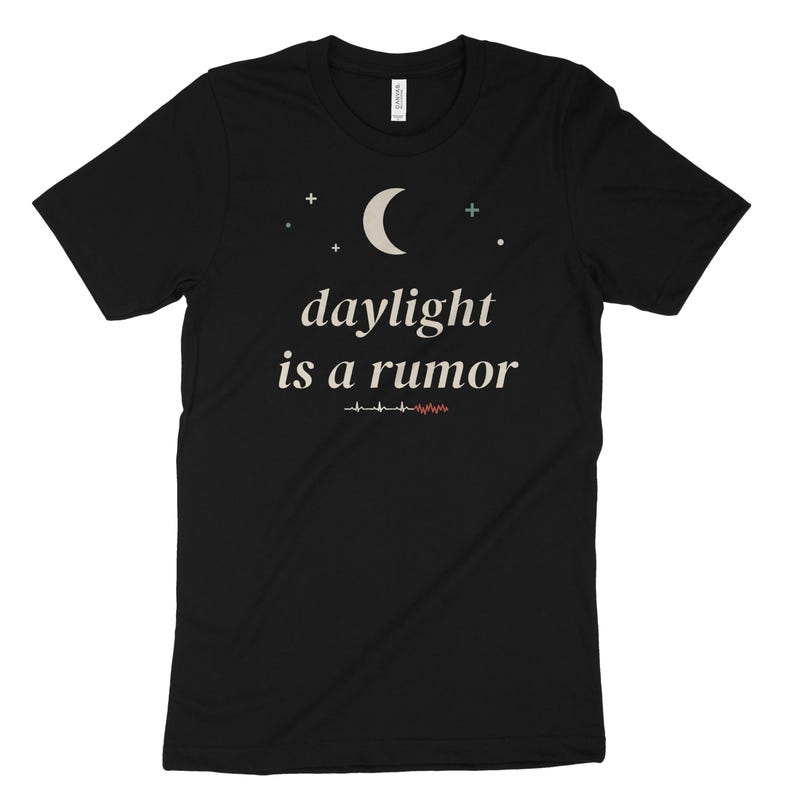 Daylight ist ein Gerücht Nachtschicht Shirt, sarkastisches Krankenschwester Tee für Nachtschicht Krankenschwestern Bild 7
