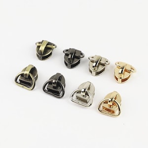D Ring Zipper Pull Replacement, Metal Zipper Slider for Nylon Zippers, Handbag Purse Zipper Pull, DIY Bag Hardware Leather Craft Accessories