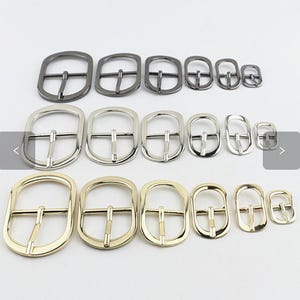 Metal Strap Slider Buckle, Rectangle Adjuster Buckle, Bag Strap Adjuster, Belt Buckle, Handbag Hardware, DIY Bag Making Supplies