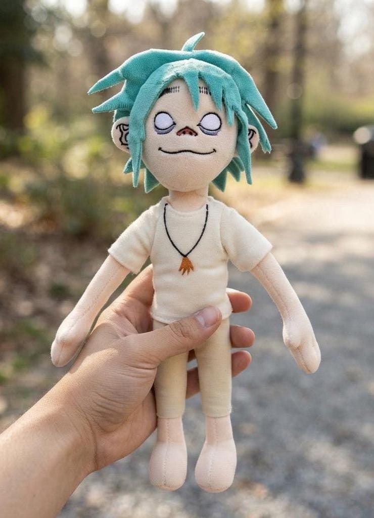 2d gorillaz plush - Etsy 日本