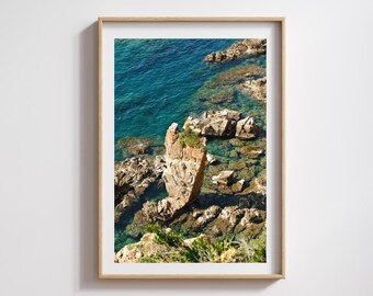 Costa Brava Beach Photography Print | Mediterranean Living Photography, Vintage Print, Fine Wall Art, Summer Vibes Print