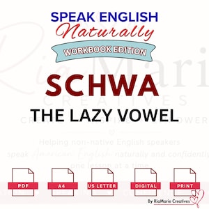 Introduction to Schwa /ə/ | American English Pronunciation | ESL Connected Speech Lesson & Practice | Schwa Flashcards
