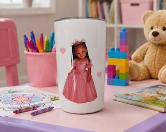 Personalized 12 oz Tumbler With Lid and Straw | Custom Photo Cup | Party Favor | Personalized Gift for Adults or Kids