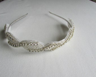 Wedding Headband, Crystal Rhinestone Headband Style HB20935