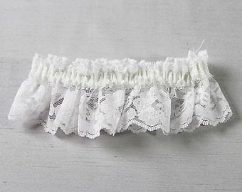 SALE Plain Fashion Lace Floral Garter- Elastic Wedding Bridal GS0012