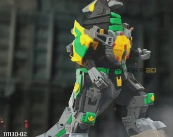 3D Printed Mighty Morphin Power Rangers Dragonzord