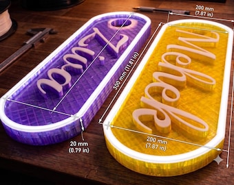 3D printed custom door name tags