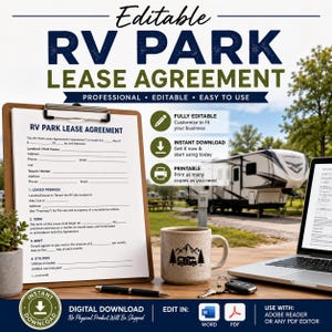 Rv Park Lease Agreement - Etsy