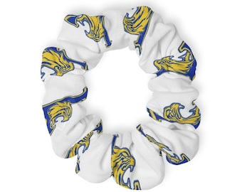 Custom Jersey Knit Scrunchie with All-Over Print Design