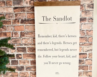 the Sandlot, Canvas Hanging Banner