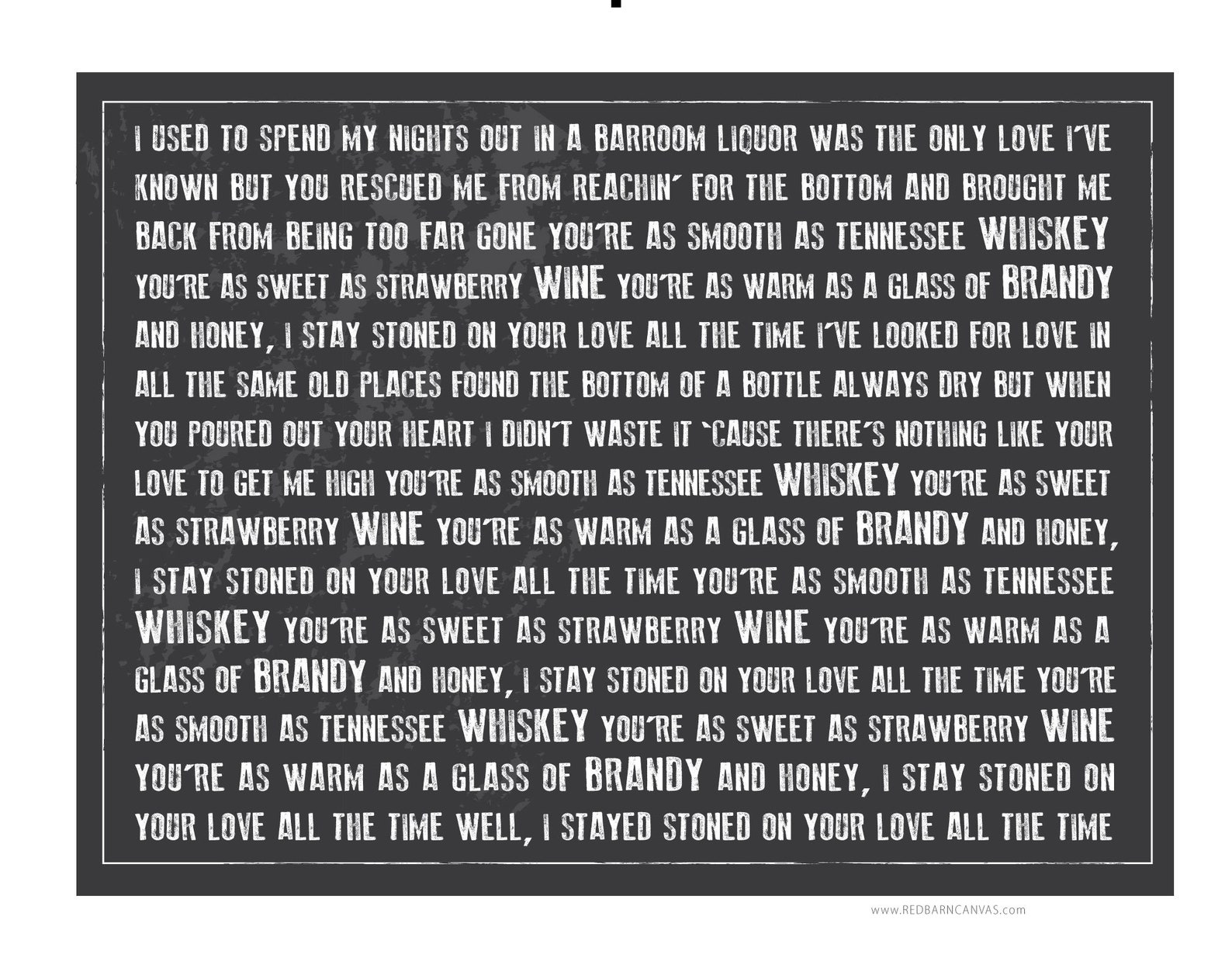 tennessee whisky with lyrics
