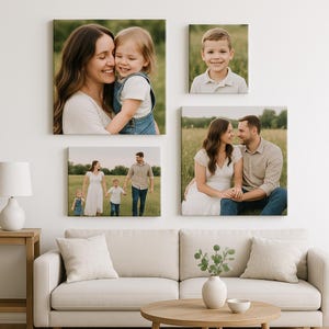 Custom Photo Canvas, Gallery Wrapped Personalized Wall Art image 1