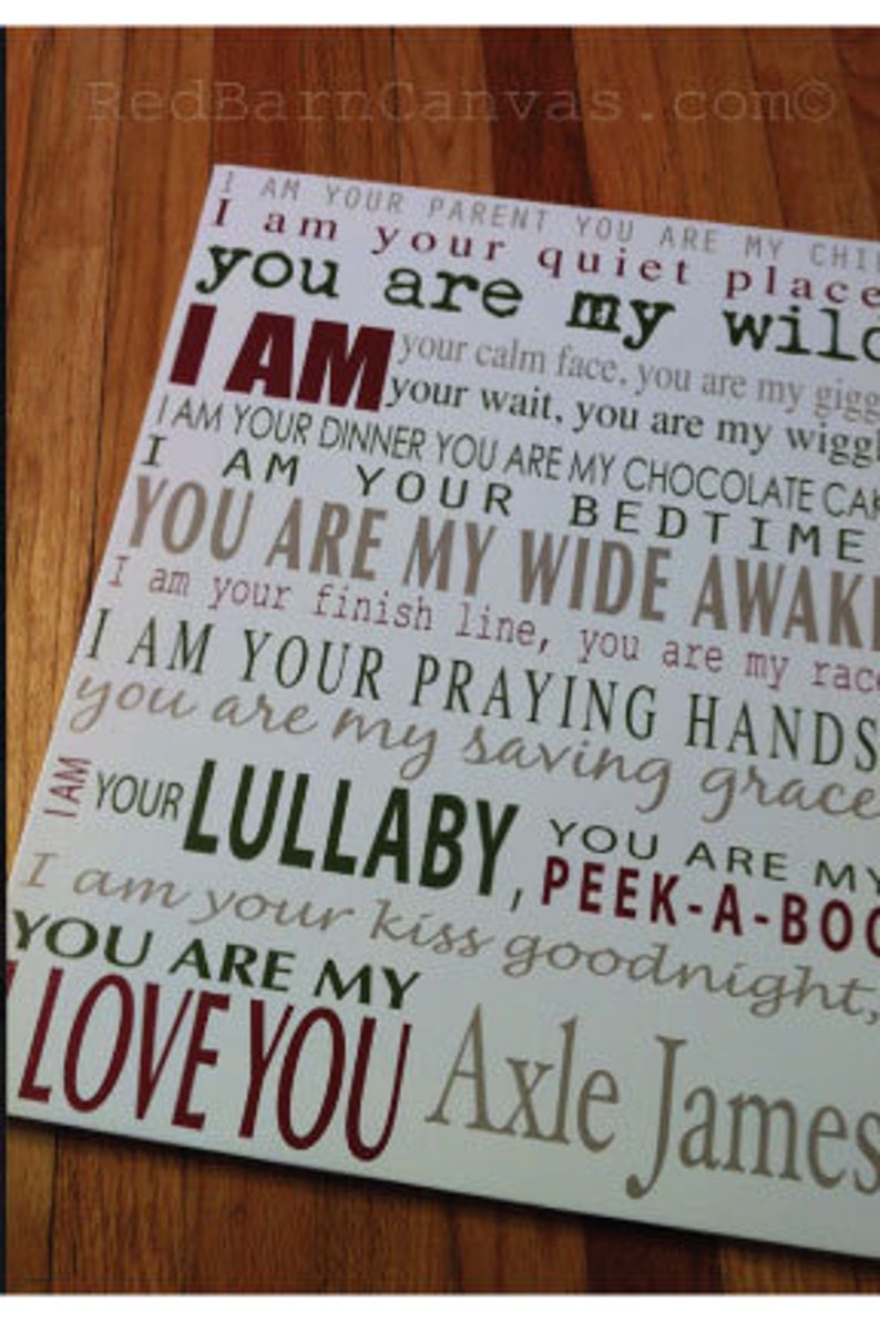 I am your parent, you are my wild, Canvas word art, Wall Sign, Child's room wall art, for the Wild Ones image 3