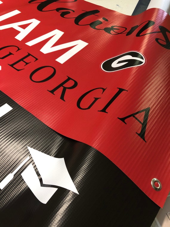 University of Graduation Vinyl Banner Indoor or Etsy