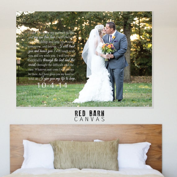 Wedding Gift First Dance Lyrics On Canvas Brad Paisley I Etsy
