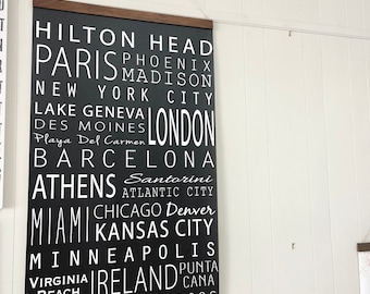 Personalized Canvas Banner, There is no place like home, Home State