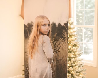 Custom Photo Canvas Hanging Banner: Personalized Wall Art