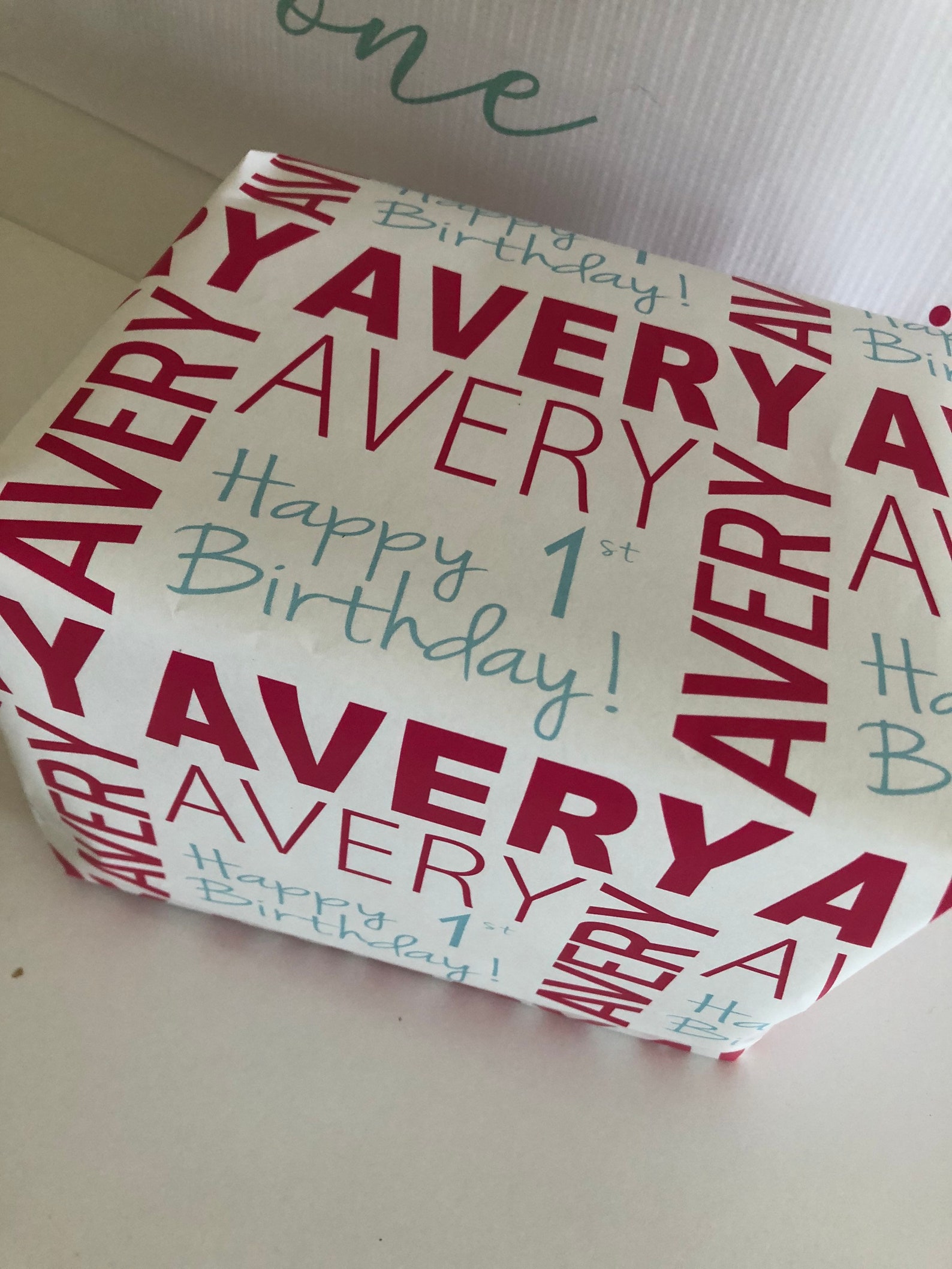 Personalized Happy Birthday wrapping paper customize with Etsy