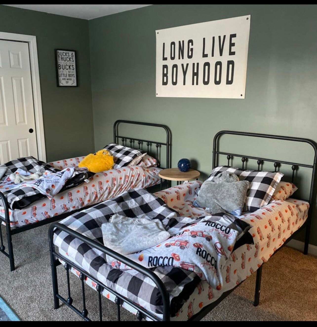 Long Live Boyhood Linen Banner - 20x30 Inch Wall Decor For Kids Rooms & Nursery - View #4
