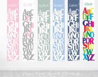 Personalized Alphabet Growth Chart