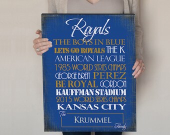 Kansas City Royals. Kansas City. Kansas City Art. kc royals. royals baseball. world series. typography. personalized. gift for couple.