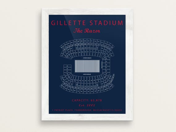Gillette Seating Chart Patriots