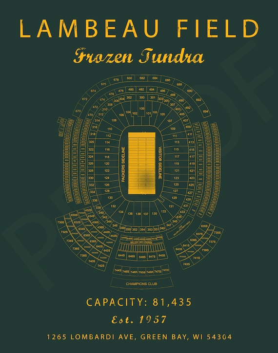 Green Bay Packers Seating Chart