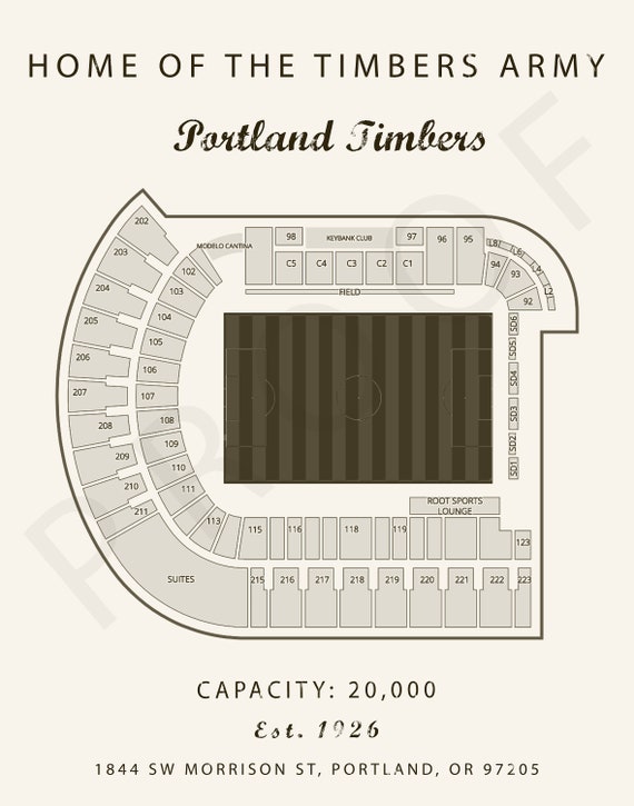 Timbers Seating Chart