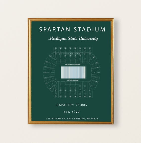 Michigan State Spartans Football Seating Chart