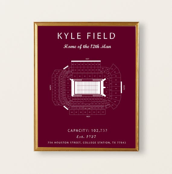 New Kyle Field Seating Chart