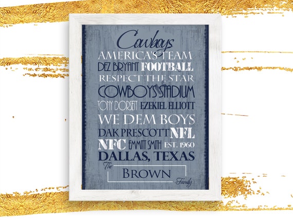 personalized dallas cowboys gifts for him