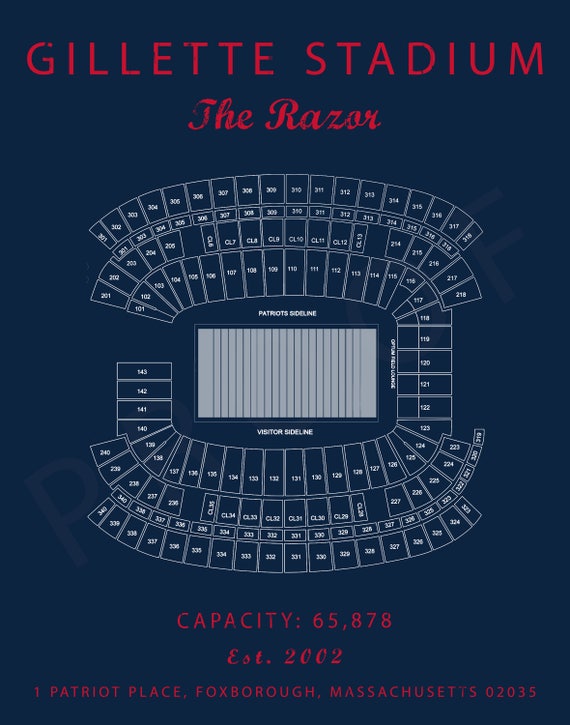 Patriot Place Seating Chart