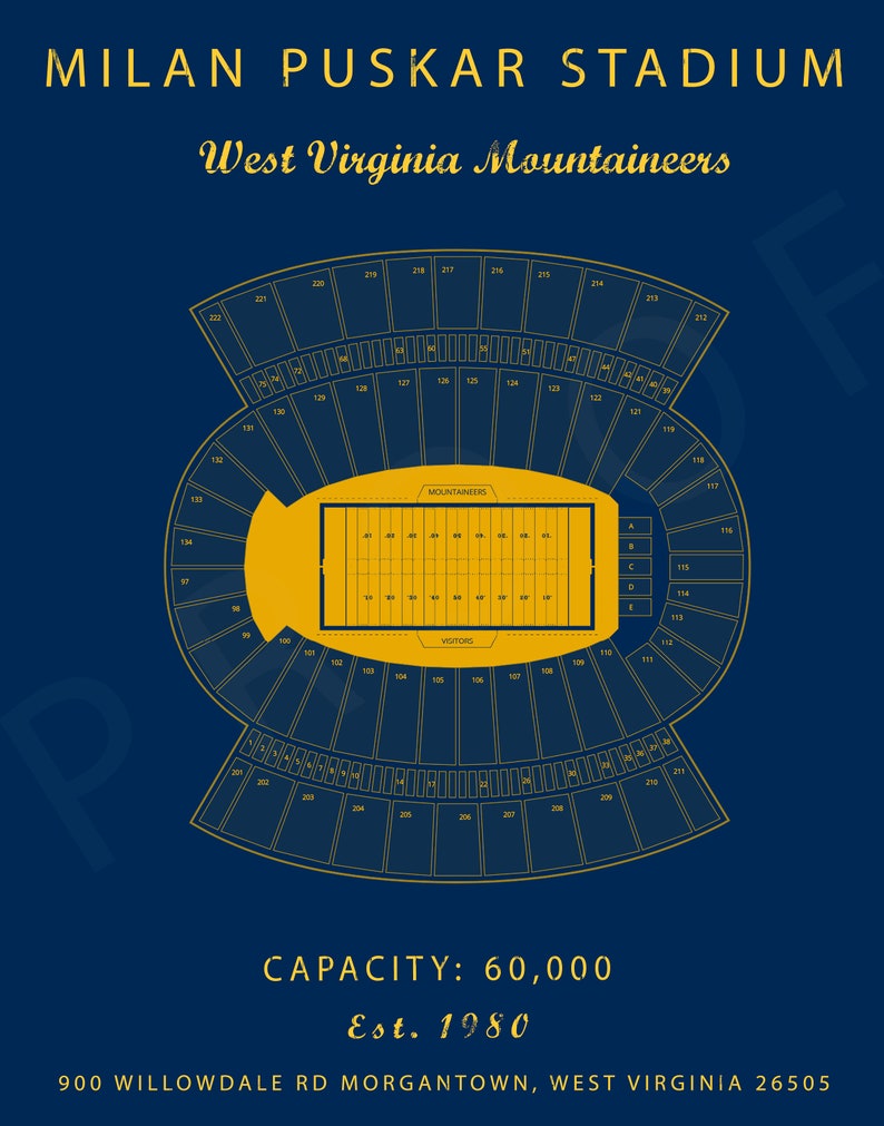 Wvu Milan Puskar Seating Chart