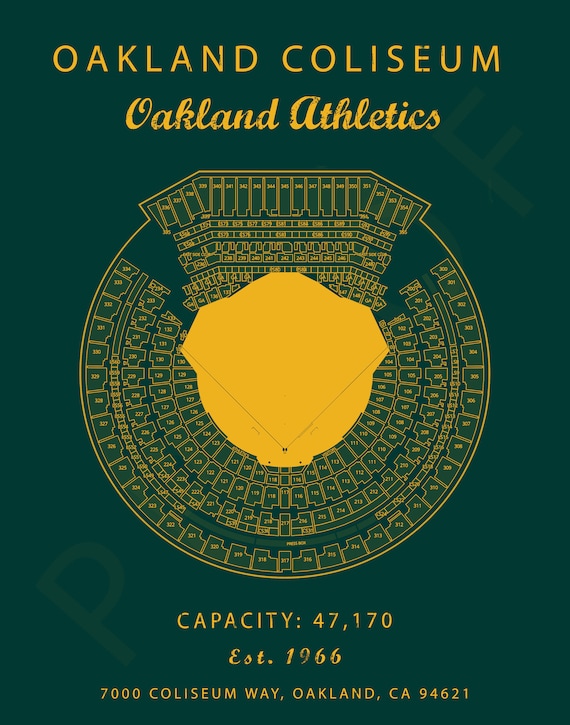 Oakland Coliseum Seating Chart Baseball