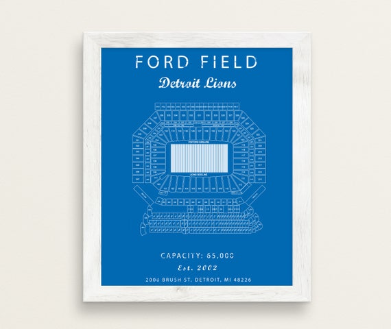 Detroit Lions Seating Chart Ford Field