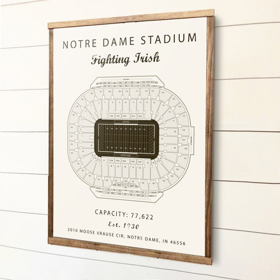 Notre Dame Seating Chart