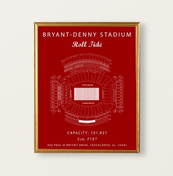 Alabama Bryant Denny Seating Chart