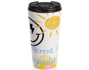 Caneca de viagem em aço inoxidável