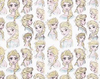 Ice Queen Princess Elsa Faux Leather Sheets, Crafts Supplies for Earring Hair Bows Jewelry Making, Synthetic Leather, Printed Faux Leather