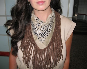 Fringe Western Bandana