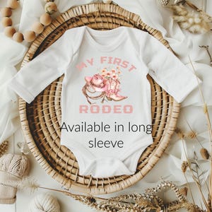 My First Rodeo Girl Outfit, Mauve Pink 1st Birthday, tutu skirt image 2