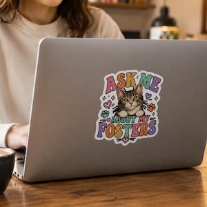 Aufkleber für Pflegekatzen