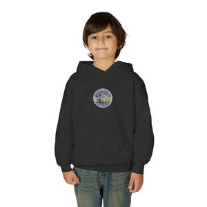 Felpa con cappuccio NASA con patch della Luna Apollo / Felpa con cappuccio per ragazzi