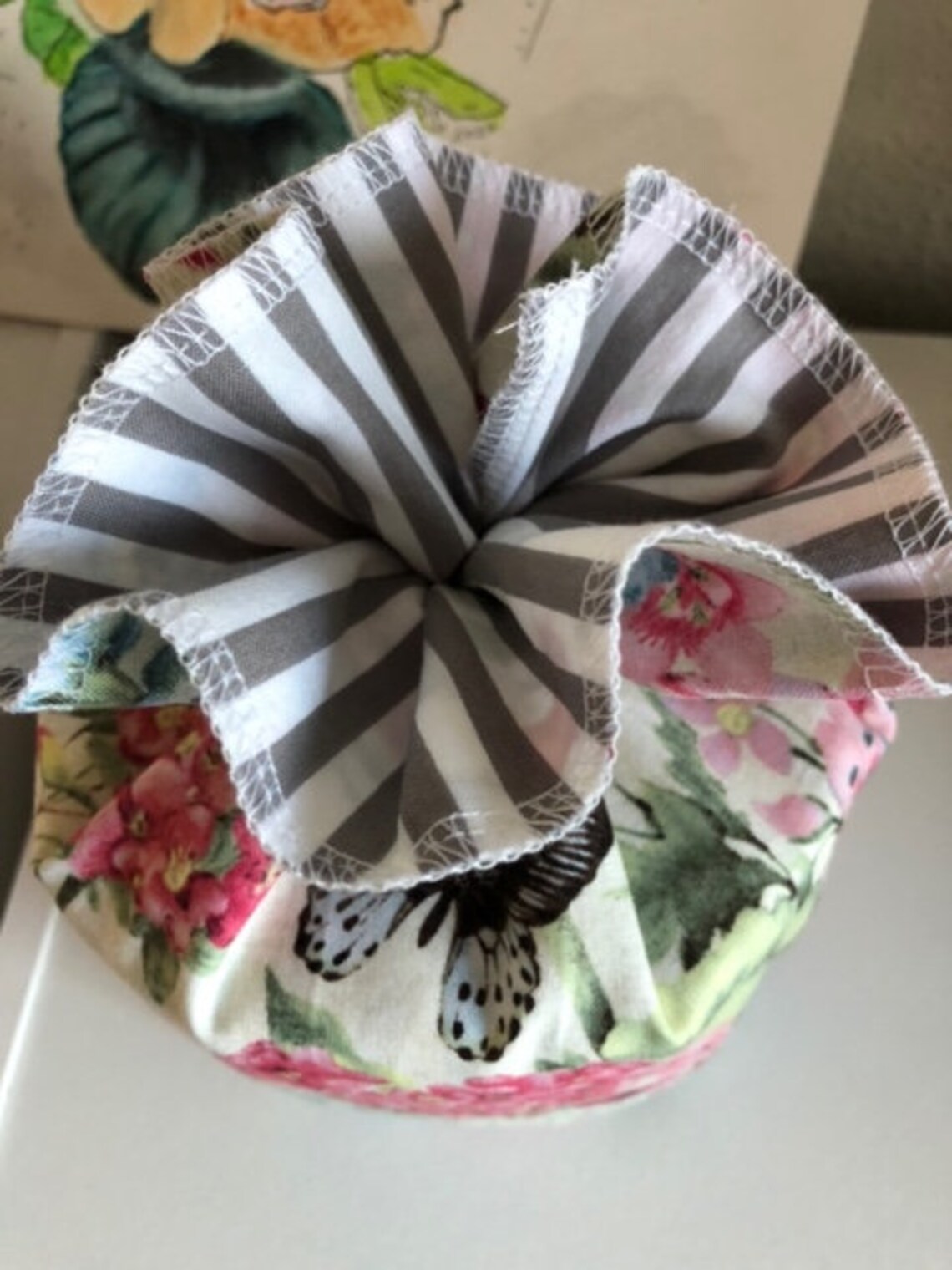 Toilet Paper Roll Cover Reversible Embroidered Bathroom Decor Etsy