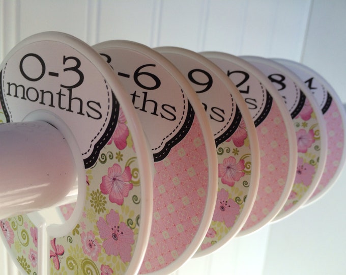 Baby Closet Dividers Clothes Dividers Baby Organizers Closet Dividers Girl Baby Shower Gift w105