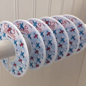Baby Closet Dividers Organizers Closet Dividers Boy Baby Shower Gift Airplane Nursery Decor